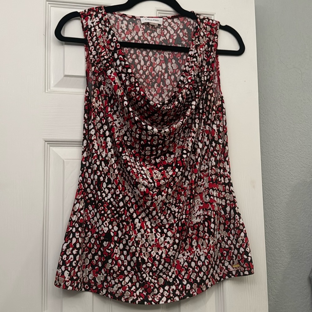 Calvin Klein cowl neck top